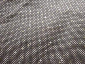 アンティーク　十字絣織出し本場泥大島紬着物（5マルキ）